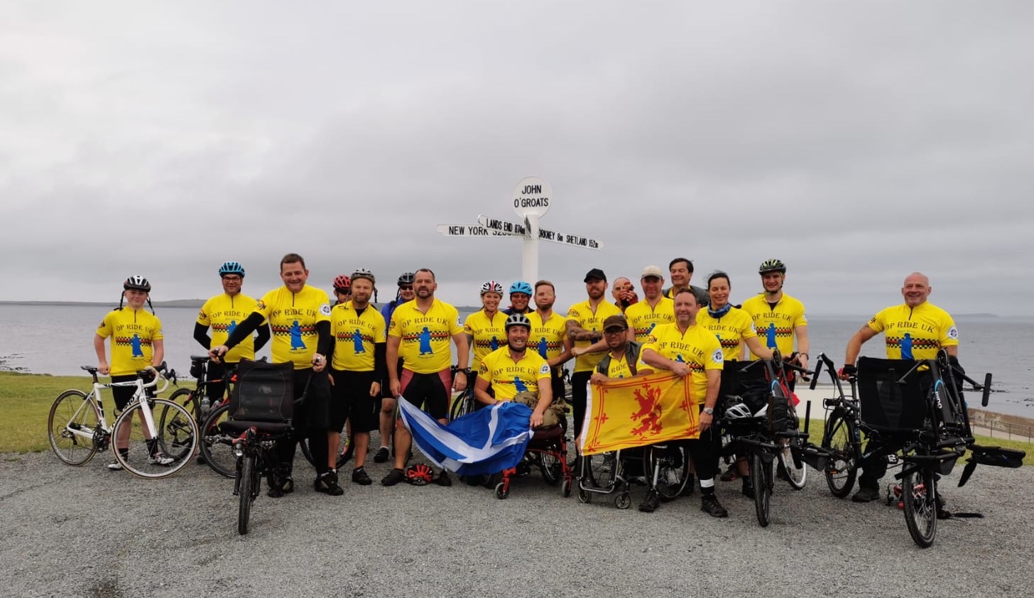 Injured veterans take on 1,000-mile cycle ride to support comrade with Motor Neurone Disease