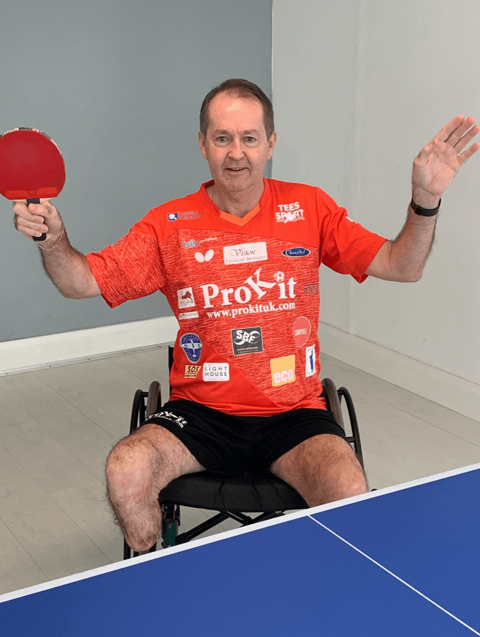 Pilgrim Bandits proudly supports disabled athlete, Simon Heaps